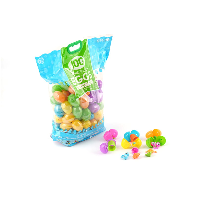 Műanyag húsvéti meglepetés tojás játék