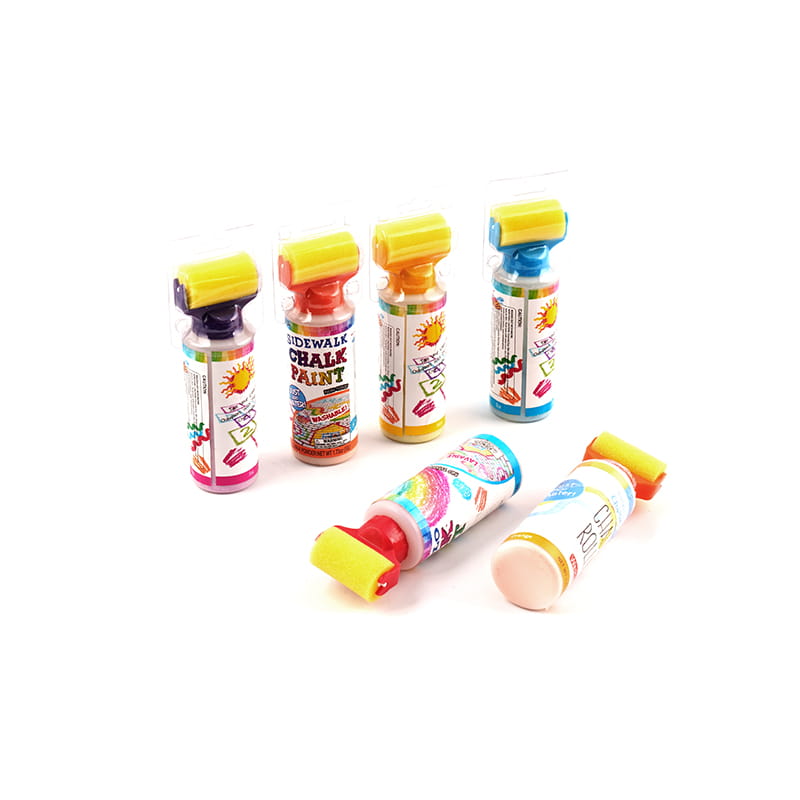 Járdán krétafestő játék