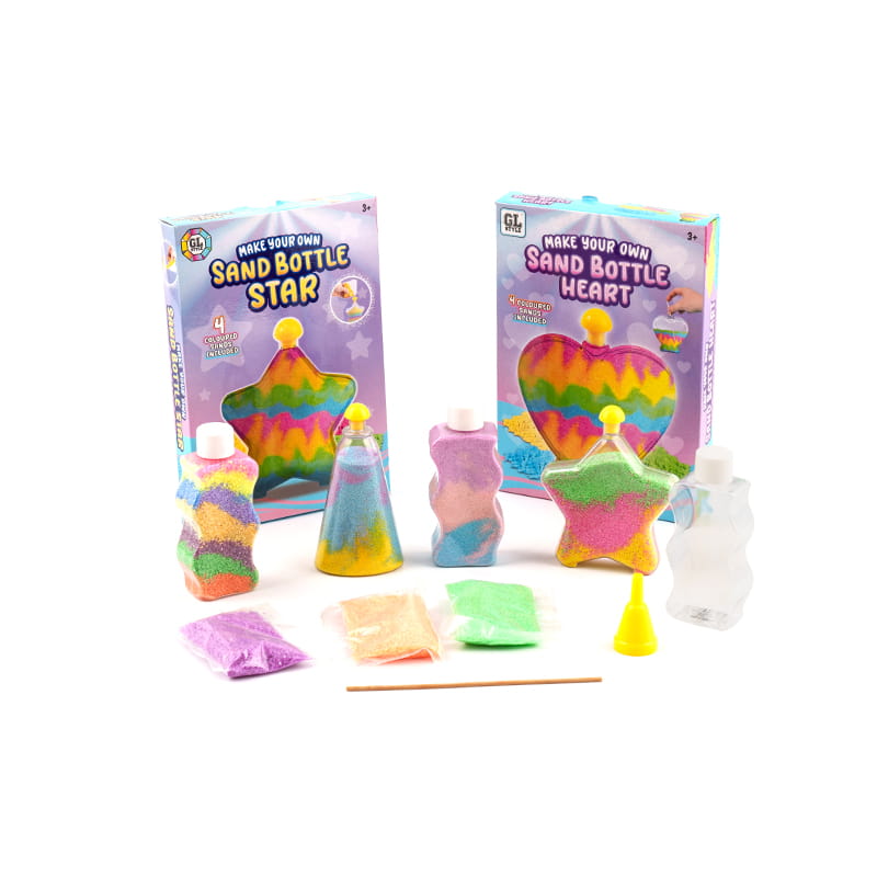 Nyakkendőfesték, kréta, színes homok, barkácsjátékok