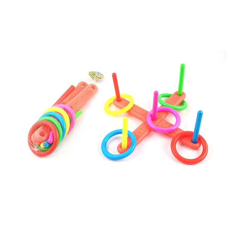 Műanyag keresztre feszítés gyűrűs játék játék